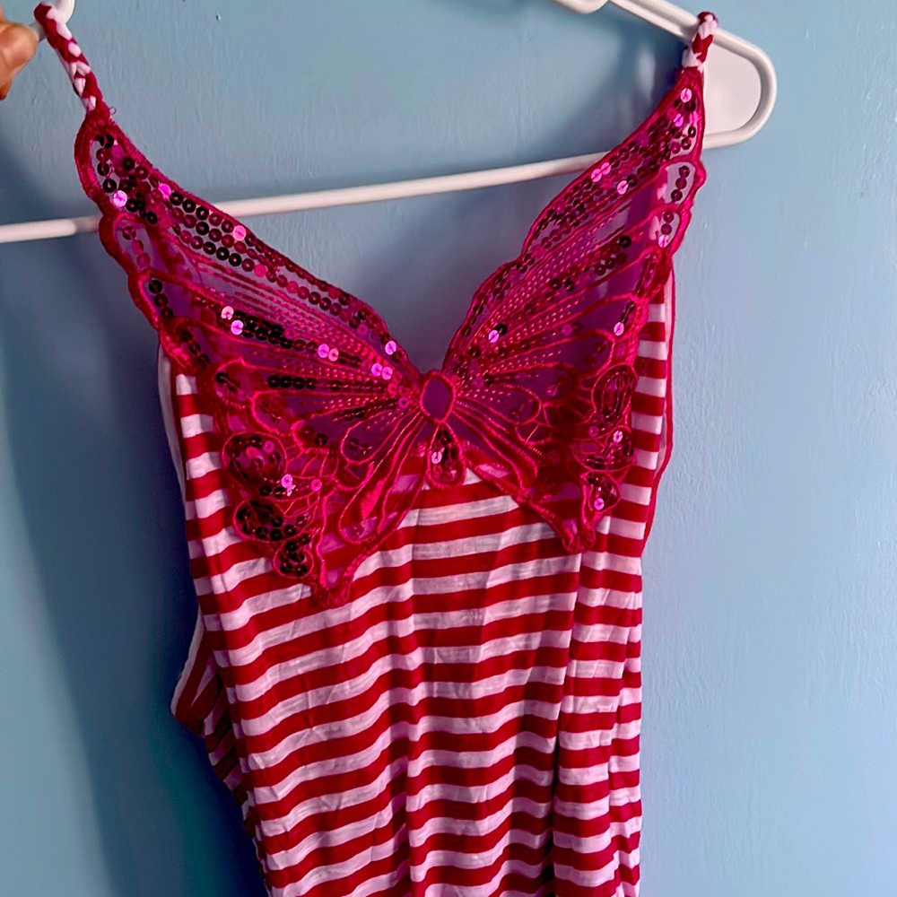 Glittered pink camisole top XL. Barely been worn. - Picture 1 of 1